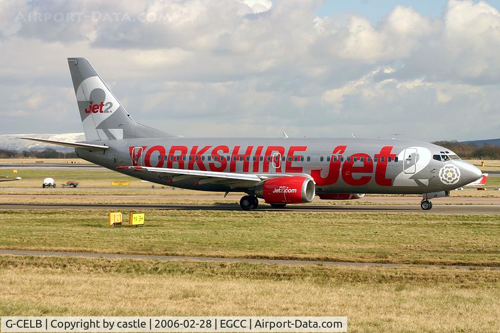 G-CELB, 1986 Boeing 737-377 C/N 23664, seen @ Manchester