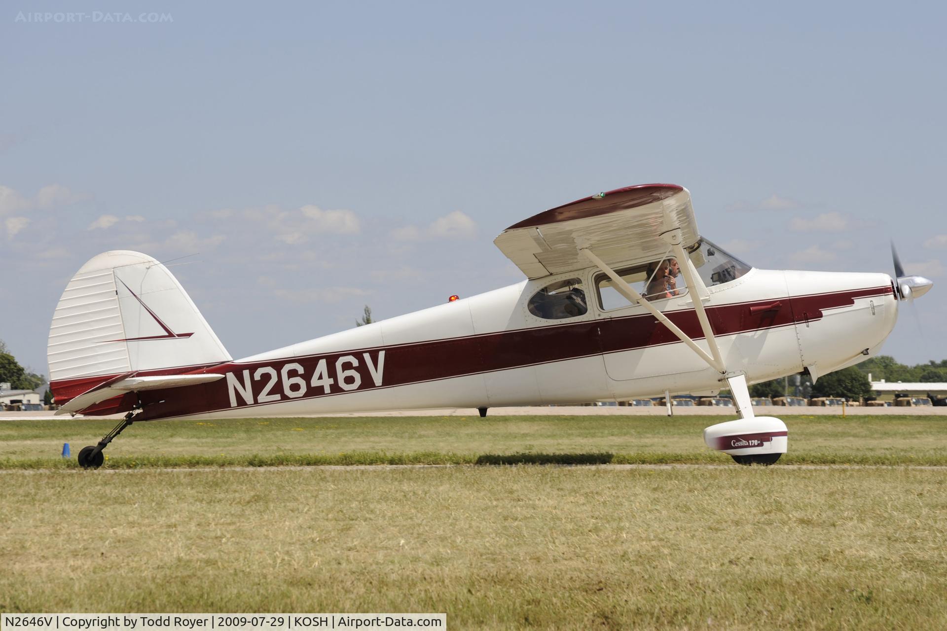 N2646V, 1948 Cessna 170 C/N 18156, EAA AIRVENTURE 2009