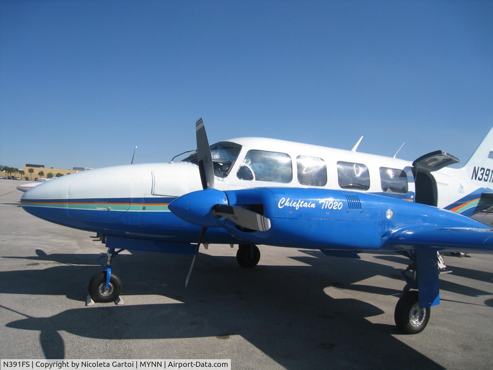 N391FS, 1983 Piper PA-31-350 Chieftain C/N 31-8353007, 1983 Chieftain T-1020 at NAS