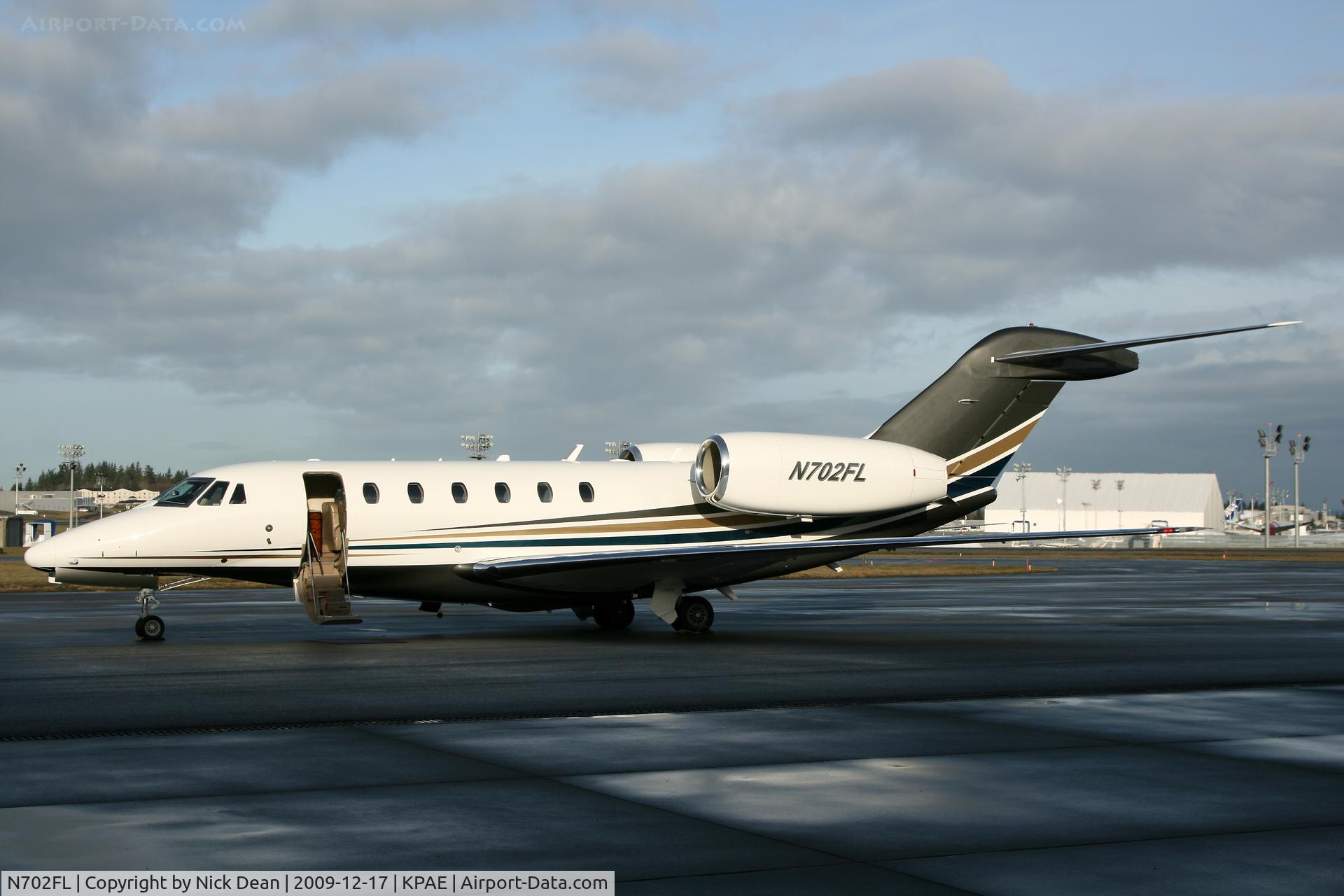 N702FL, 1999 Cessna 750 Citation X C/N 750-0076, KPAE