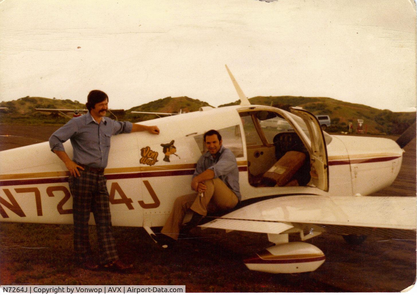 N7264J, 1968 Piper PA-28-140 C/N 28-24532, Catalina Airpott, New Paint and Interior