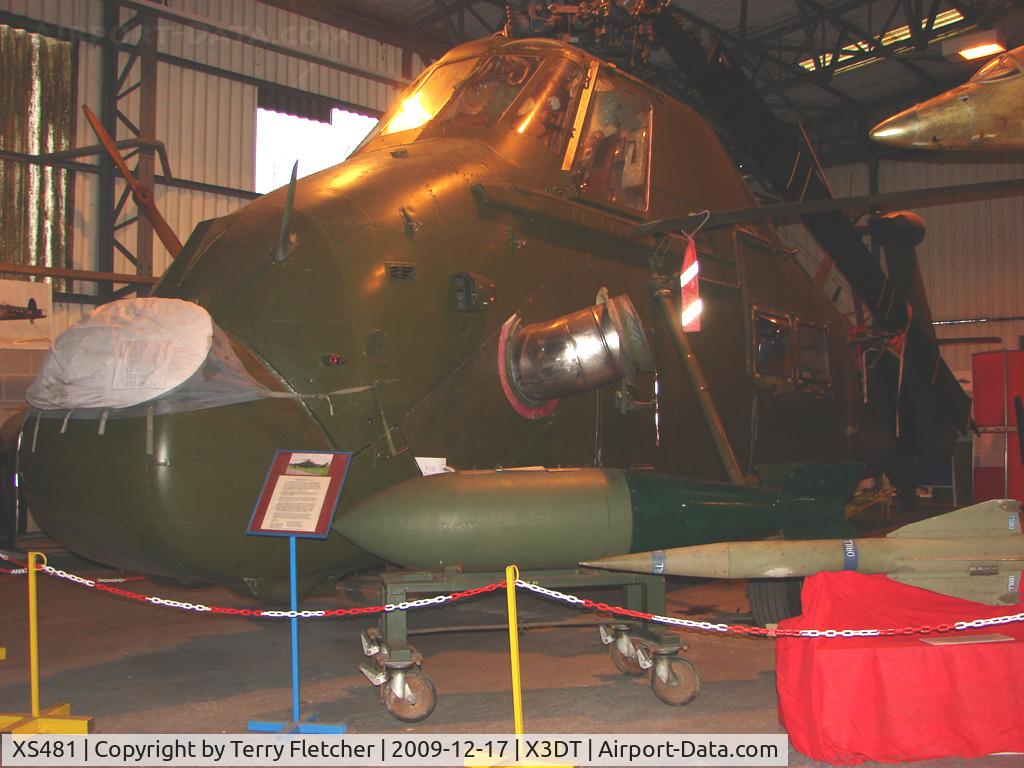 XS481, 1963 Westland Wessex HU.5 C/N WA155, Westland Wessex HU.5 exhibited at the Doncaster AeroVenture Museum