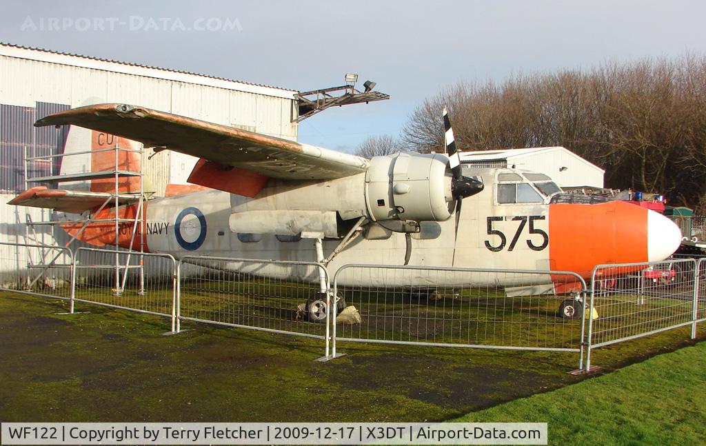 WF122, 1951 Percival P-57 Sea Prince T1 C/N P57/18, Sea Prince T1 exhibited at the Doncaster AeroVenture Museum