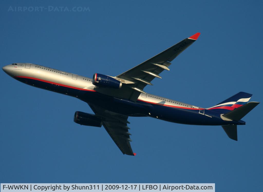 F-WWKN, 2009 Airbus A330-343 C/N 1077, C/n 1077 - To be VQ-BEY