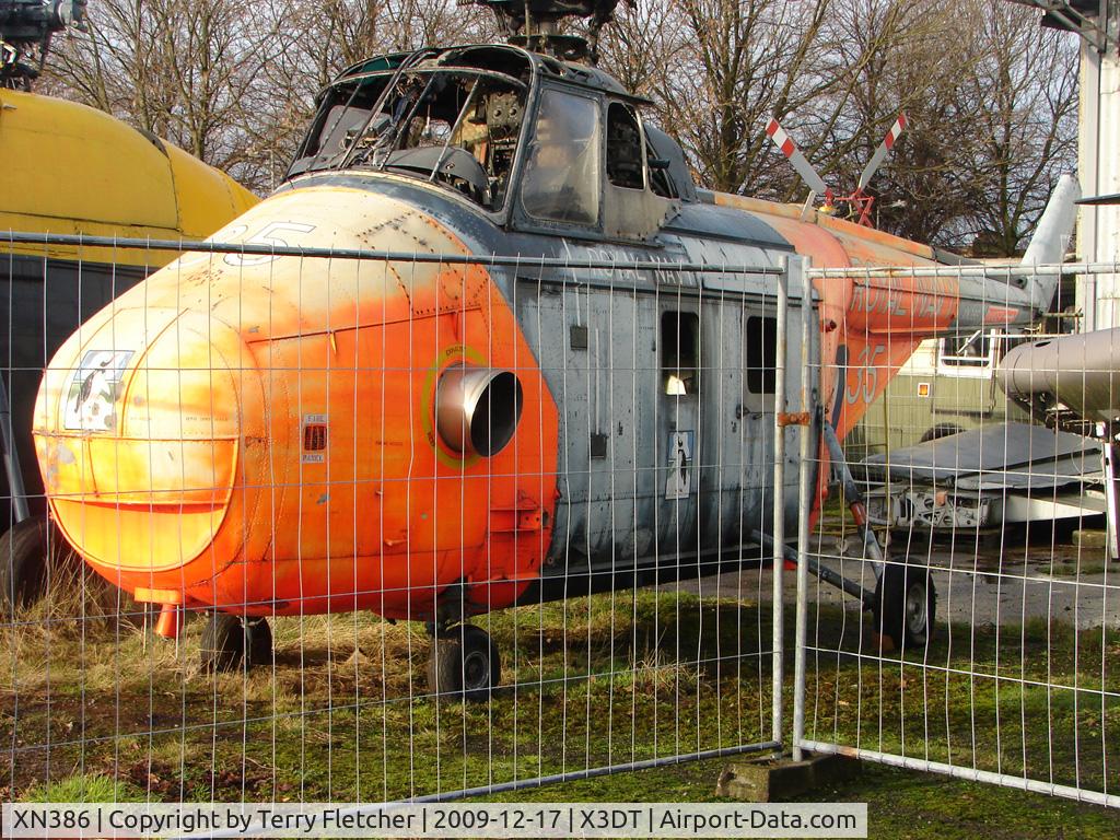XN386, 1960 Westland Whirlwind HAR.9 C/N WA316, Westland Whirlwind HAS 9 exhibited at the Doncaster AeroVenture Museum