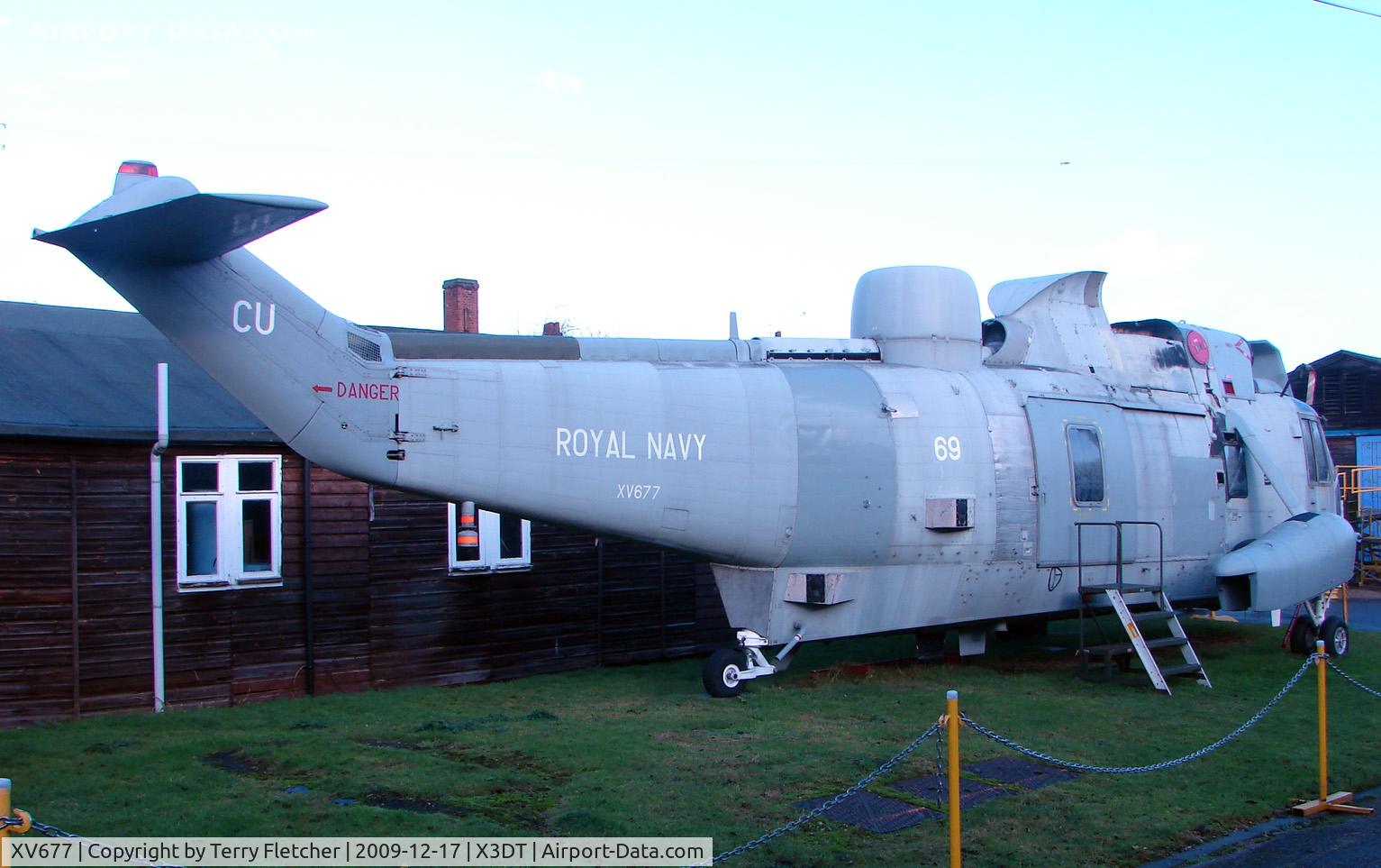 XV677, 1970 Westland Sea King HAS.6 C/N WA665, Westland Sea King exhibited at the Doncaster AeroVenture Museum