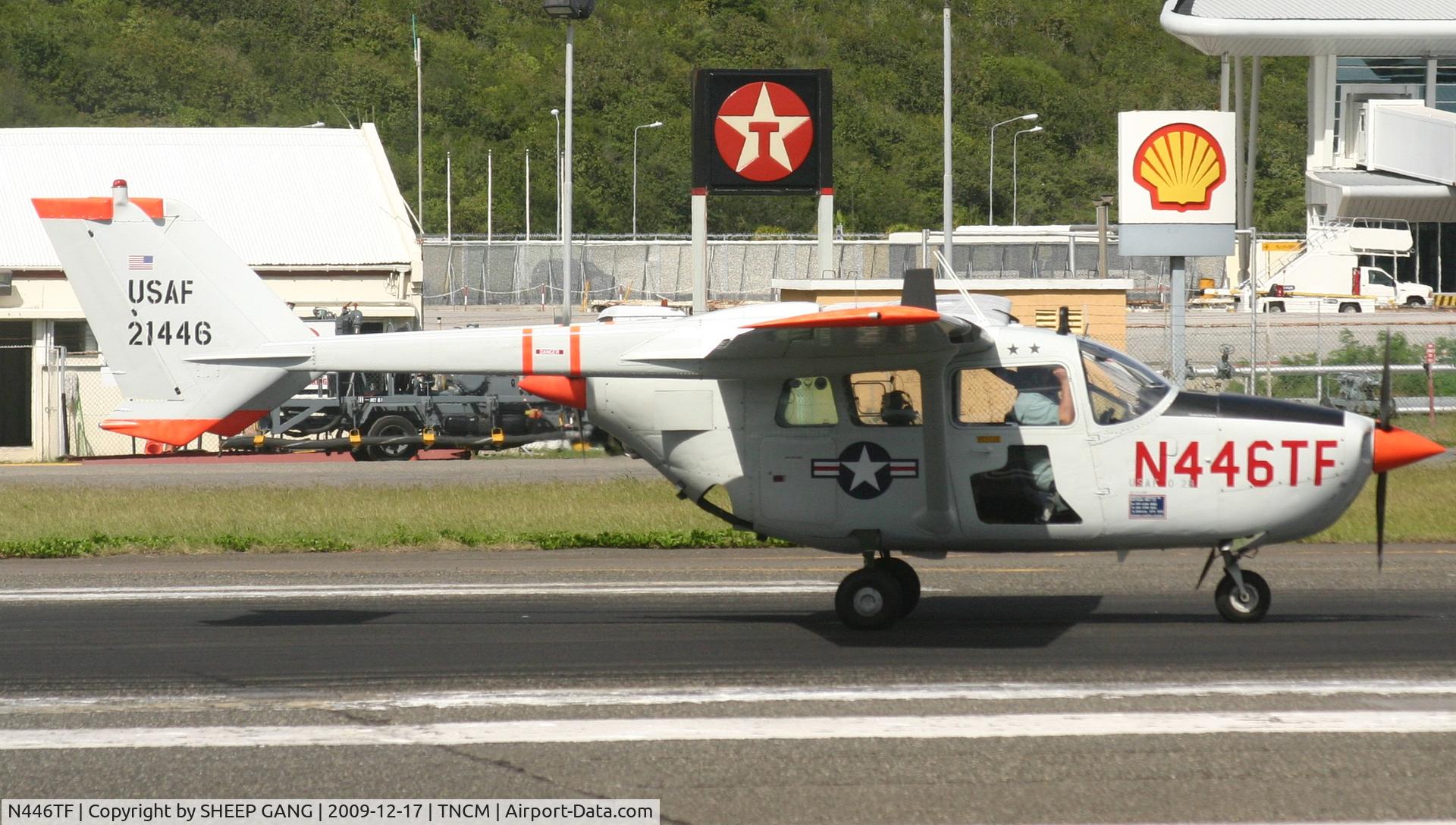 N446TF, Cessna 337A Super Skymaster C/N 337-0454, N446TF departing on runway 10