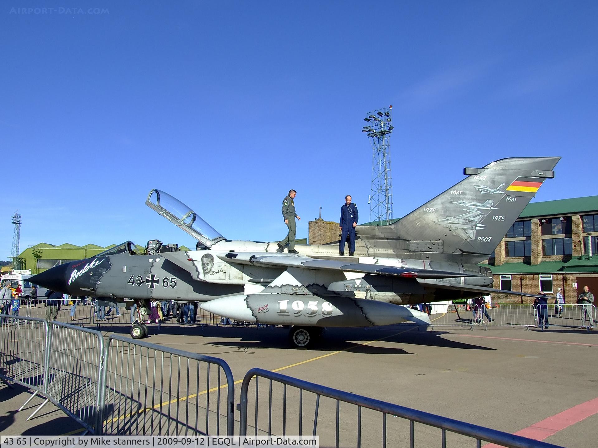 43 65, Panavia Tornado IDS C/N 171/GS038/4065, Tornado IDS 43+65 From JBG31,wearing this gorgeous 50th anniversary scheme
