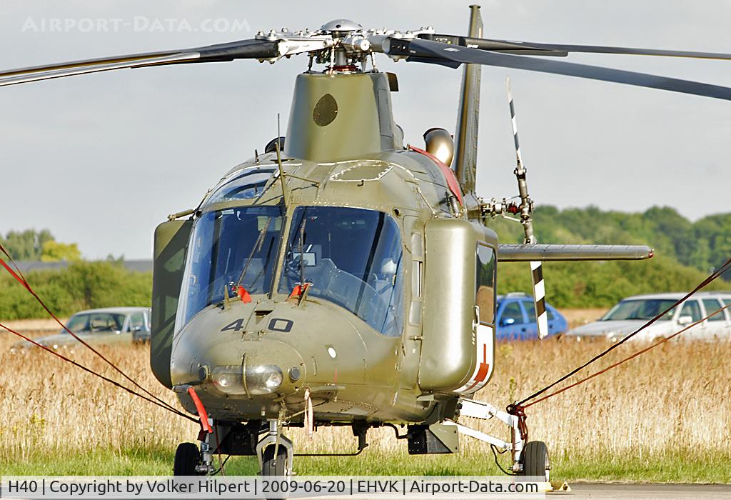 H40, Agusta A-109BA C/N 0340, at Volkel