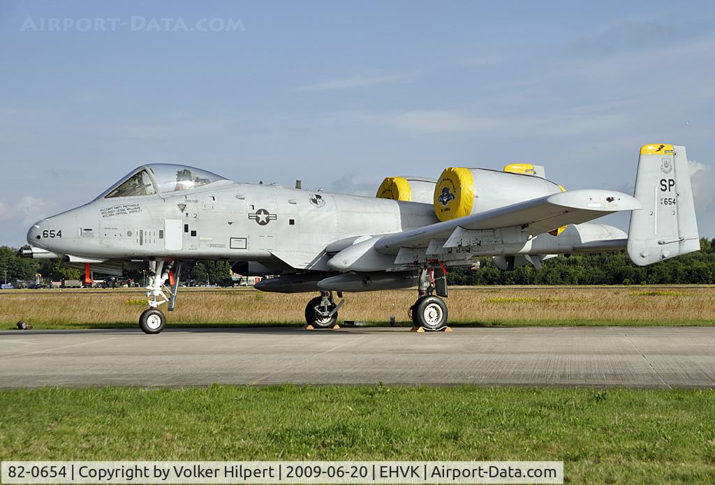 82-0654, 1982 Fairchild Republic A-10C Thunderbolt II C/N A10-0702, at Volkel