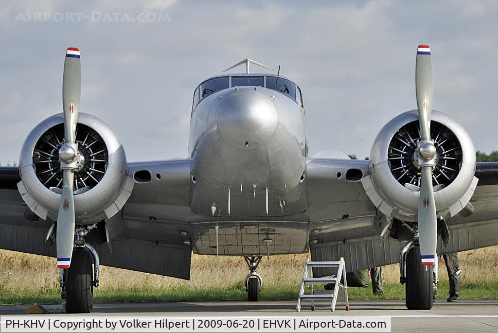 PH-KHV, 1952 Beech Expeditor 3NM (D18S) C/N A-904/CA-254, at Volkel