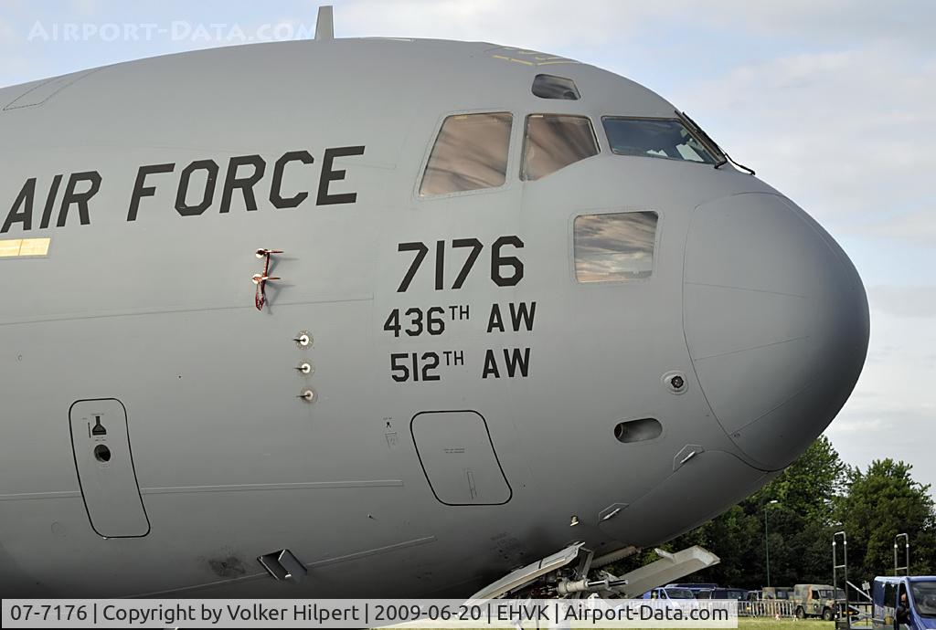 07-7176, 2007 Boeing C-17A Globemaster III C/N P-176, at Volkel
