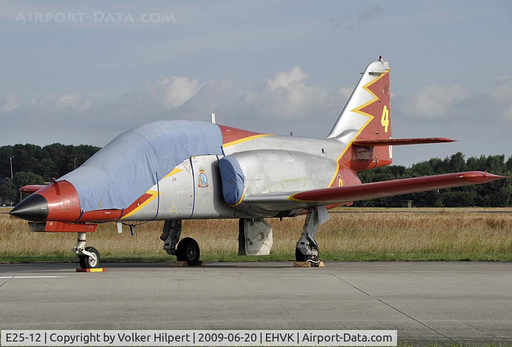 E25-12, CASA C-101EB Aviojet C/N EB01-12-012, at Volkel