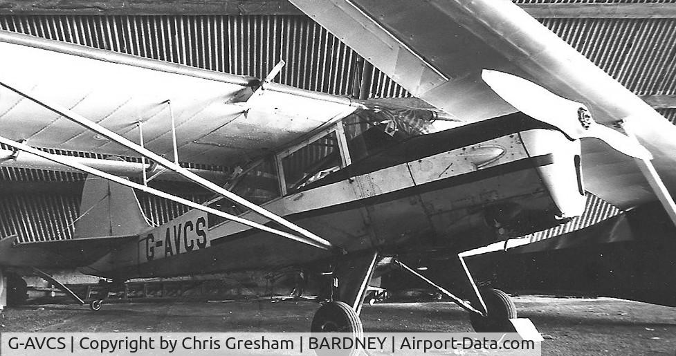 G-AVCS, 1952 Beagle A-61 Terrier C/N WJ363, Glider tow plane. Bardney Gliding Club, Bardney, Lincs, UK.