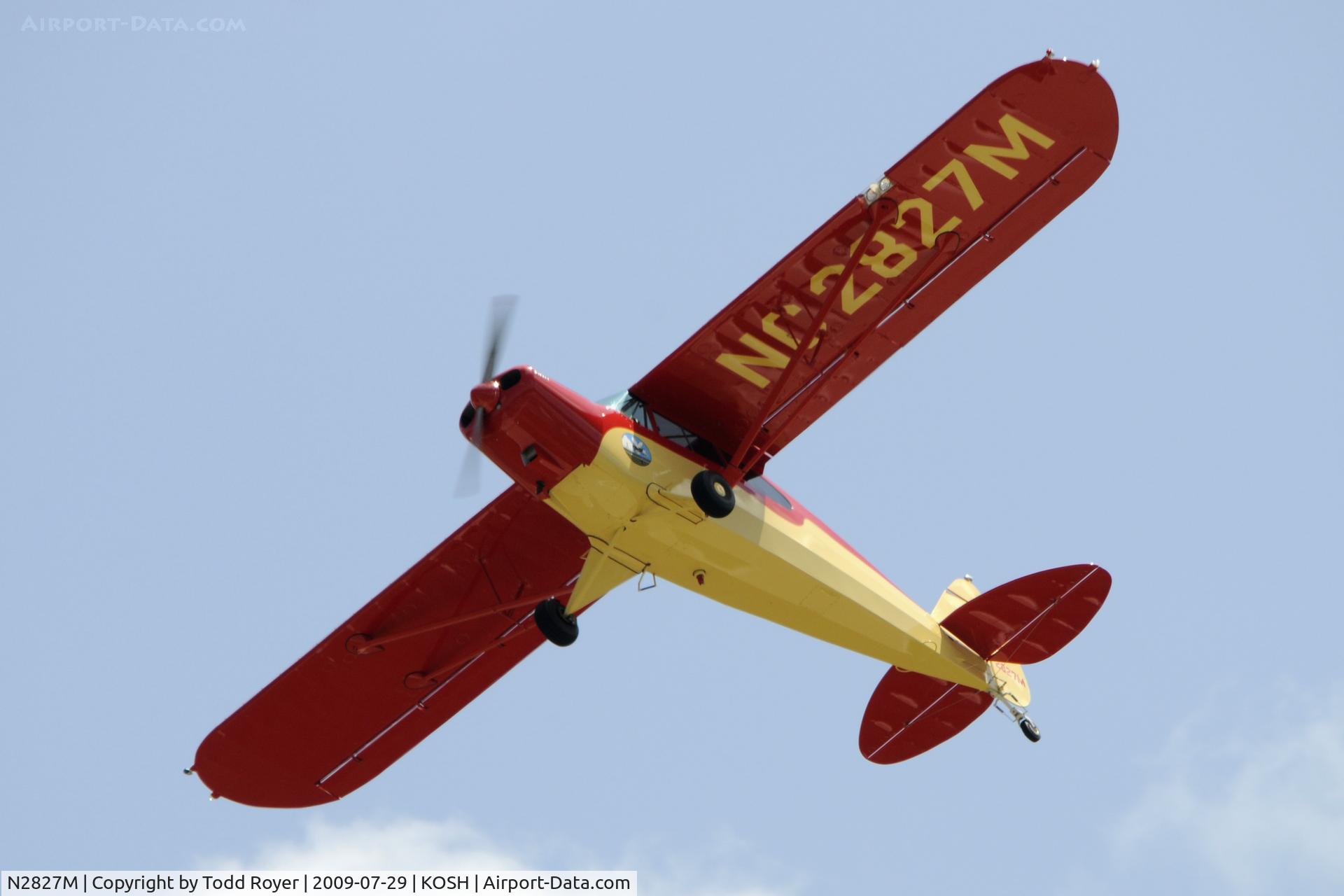 N2827M, 1946 Piper PA-12 Super Cruiser C/N 12-1306, EAA AIRVENTURE 2009