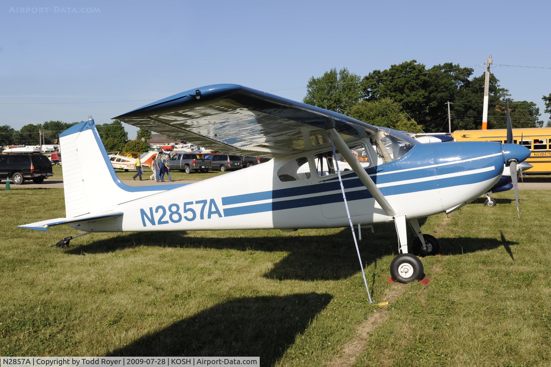 N2857A, 1953 Cessna 180 C/N 30057, EAA AIRVENTURE 2009