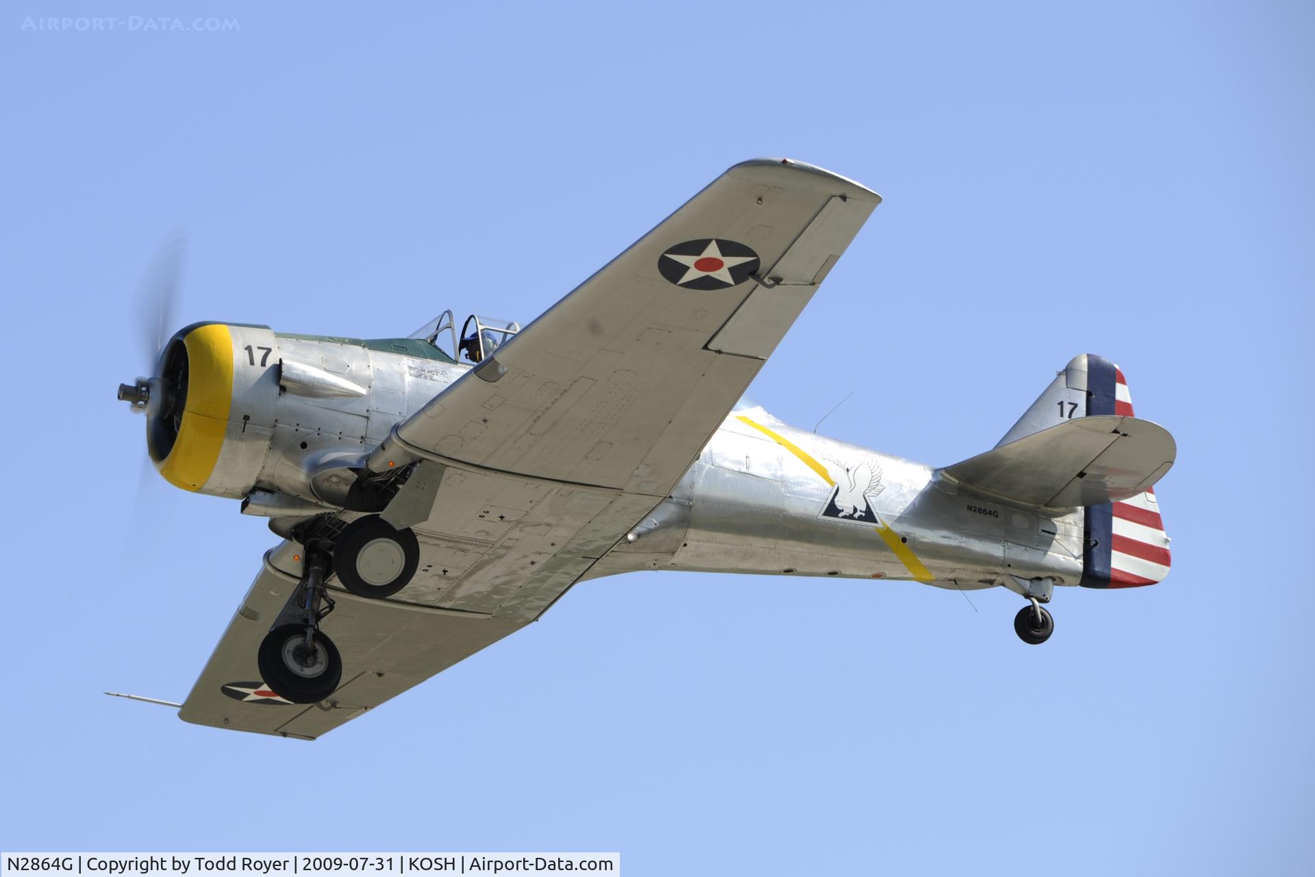 N2864G, 1959 North American SNJ-6 Texan C/N 121-43132, EAA AIRVENTURE 2009