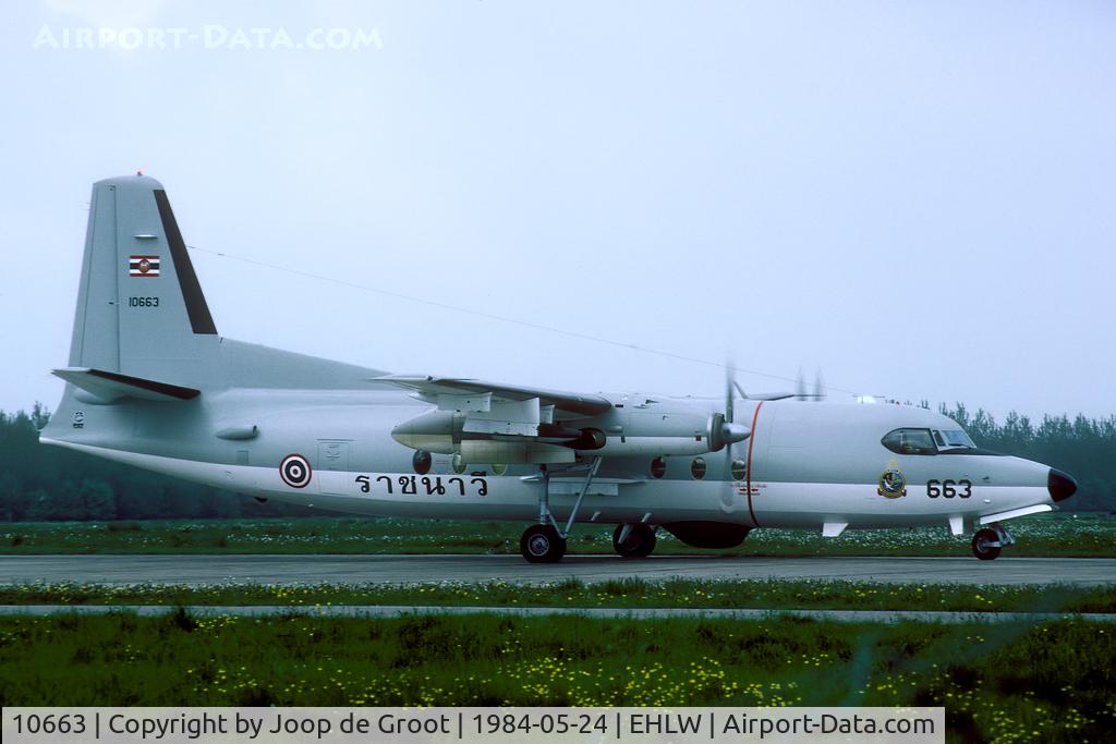 10663, 1984 Fokker F-27-200MAR Friendship C/N 10663, Fokker test flight