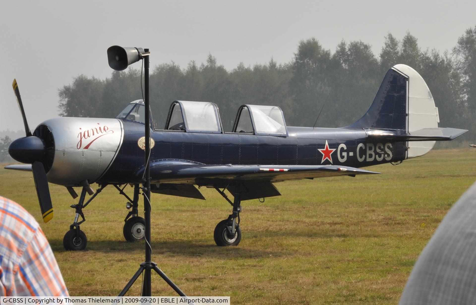 G-CBSS, 1983 Bacau Yak-52 C/N 833707, Sanicole Airshow 2009