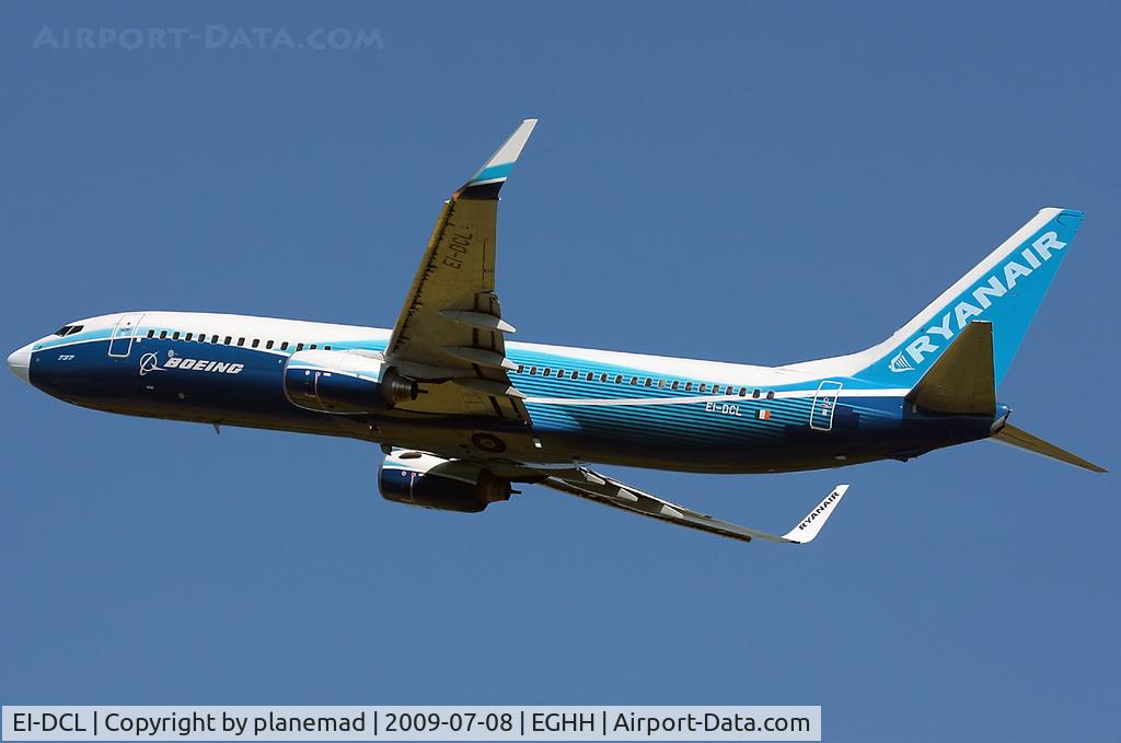 EI-DCL, 2004 Boeing 737-8AS C/N 33806, Nice colours on departure from 26, taken from home