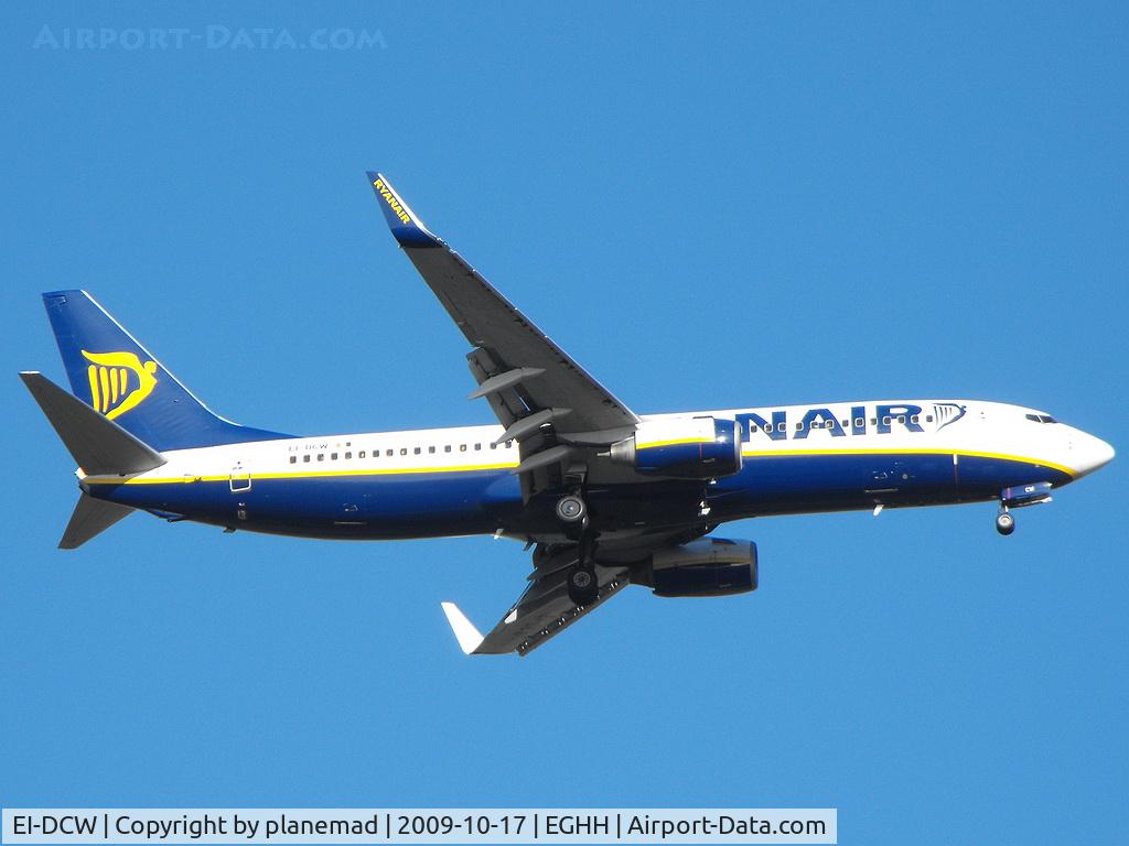 EI-DCW, 2004 Boeing 737-8AS C/N 33568, Landing on 08, taken from home