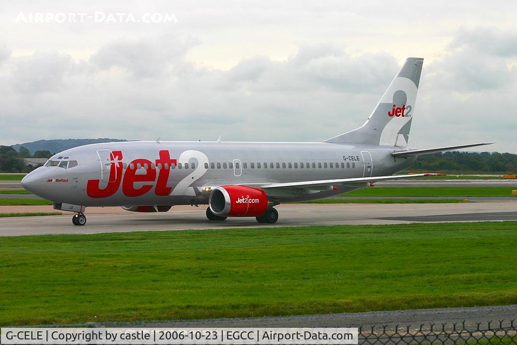 G-CELE, 1988 Boeing 737-33A C/N 24029, seen @ Manchester