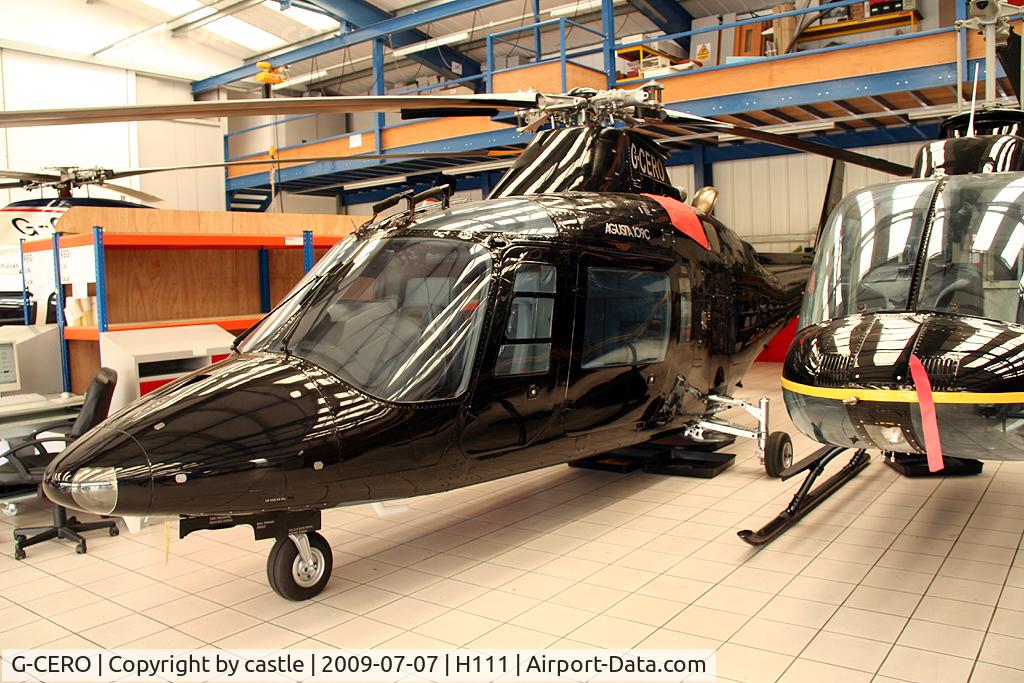 G-CERO, 1990 Agusta A-109C C/N 7627, seen @ Liskeard