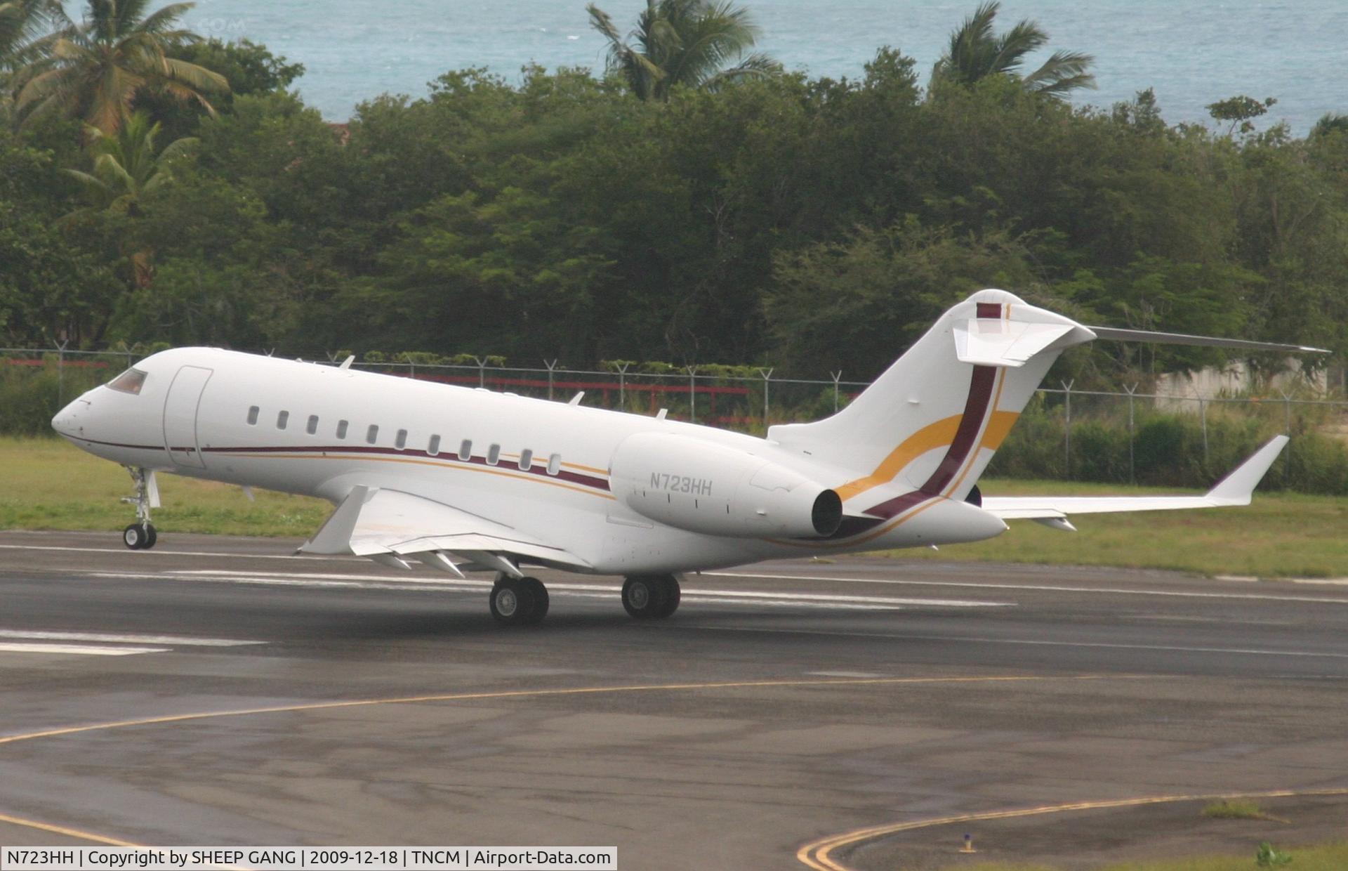 N723HH, canadair BD-700-1A11 Global 5000 C/N 9325, N723HH BD-700 departing tncm back to the us