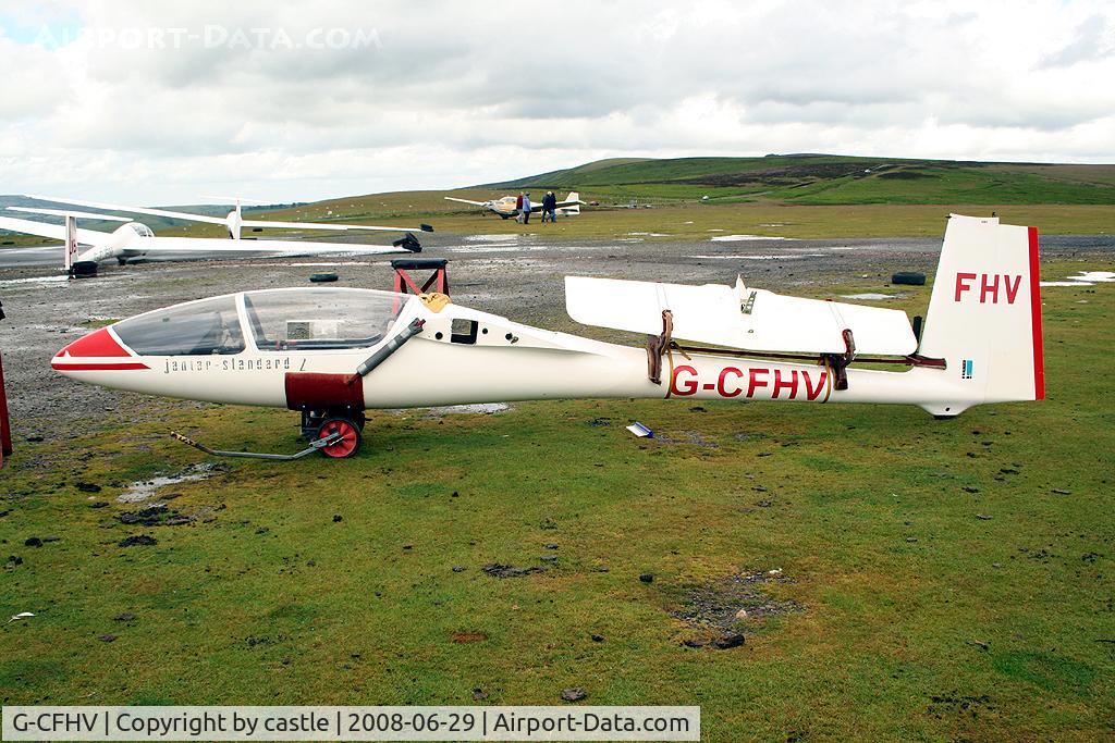 G-CFHV, 1980 PZL-Bielsko SZD-48-1 Jantar Standard 2 C/N B-1036, seen @ Long Mynd