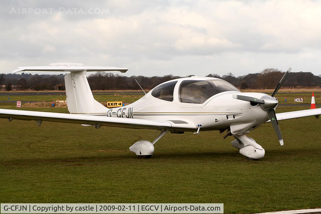 G-CFJN, 2007 Diamond DA-40D Diamond Star C/N D4.295, seen @ Sleap