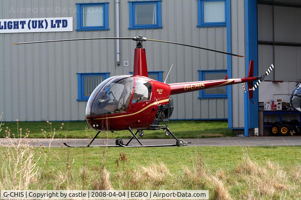 G-CHIS, 1991 Robinson R22 Beta C/N 1740, seen @ Wolverhampton