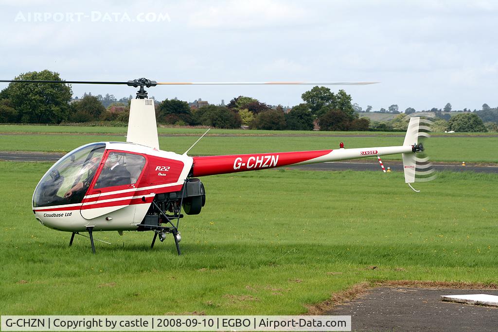 G-CHZN, 1988 Robinson R22 Beta C/N 0884, seen @ Wolverhampton