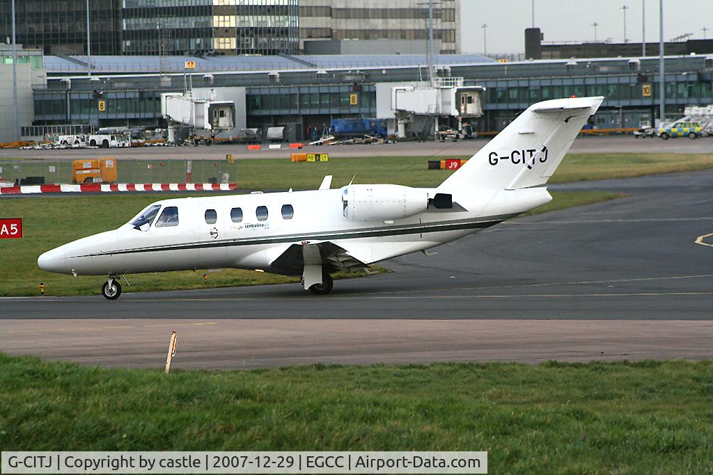 G-CITJ, 1994 Cessna 525 CitationJet C/N 525-0084, seen @ Manchester