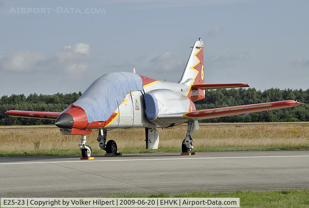 E25-23, CASA C-101EB Aviojet C/N EB01-23-023, at Volkel