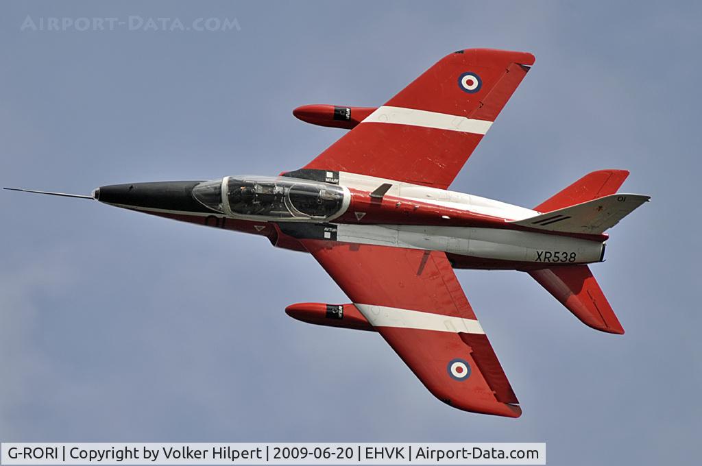 G-RORI, 1963 Hawker Siddeley Gnat T.1 C/N FL549, at Volkel