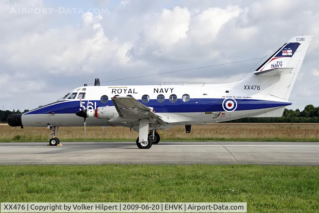 XX476, 1978 Scottish Aviation Jetstream T.2 (HP-137) C/N 216, at Volkel