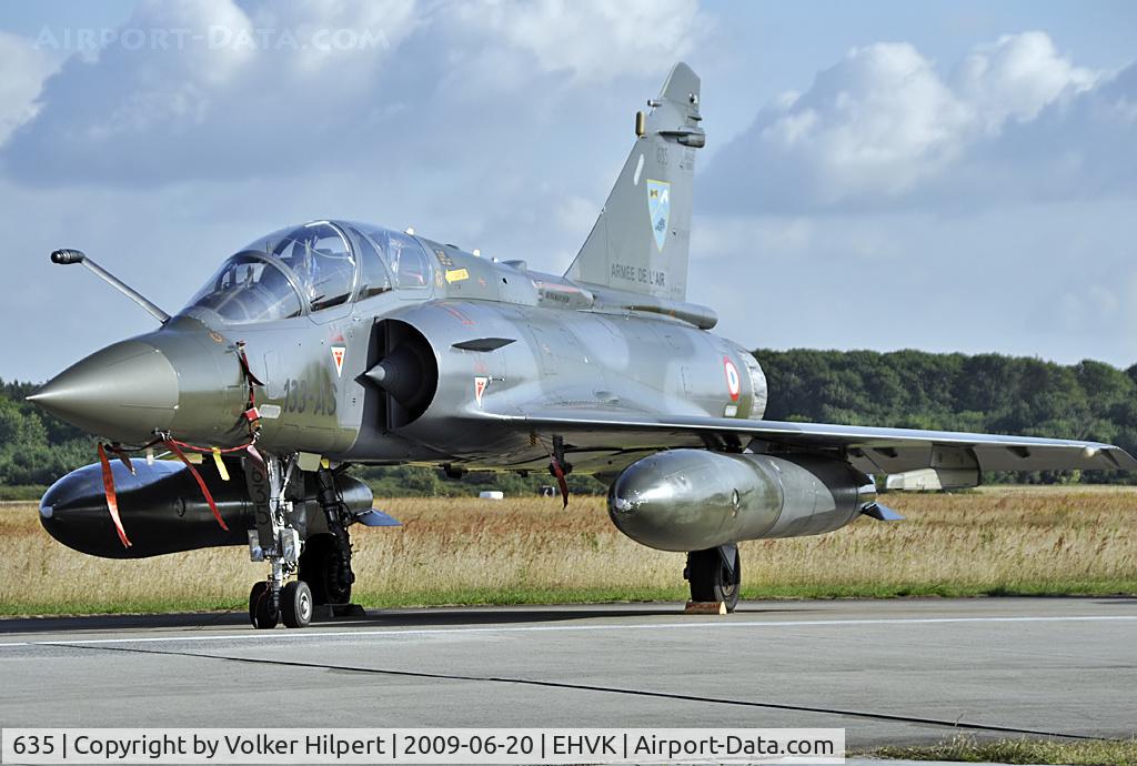 635, Dassault Mirage 2000D C/N 438, at Volkel