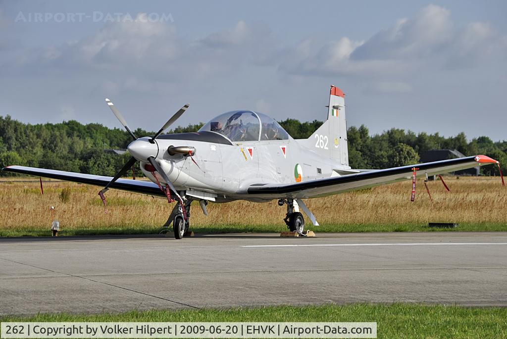 262, Pilatus PC-9M C/N 657, at Volkel