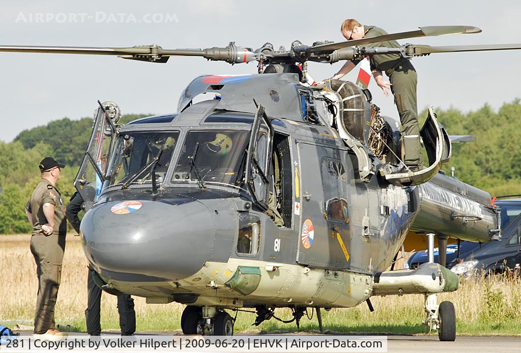 281, Westland SH-14D Lynx C/N 211, at Volkel