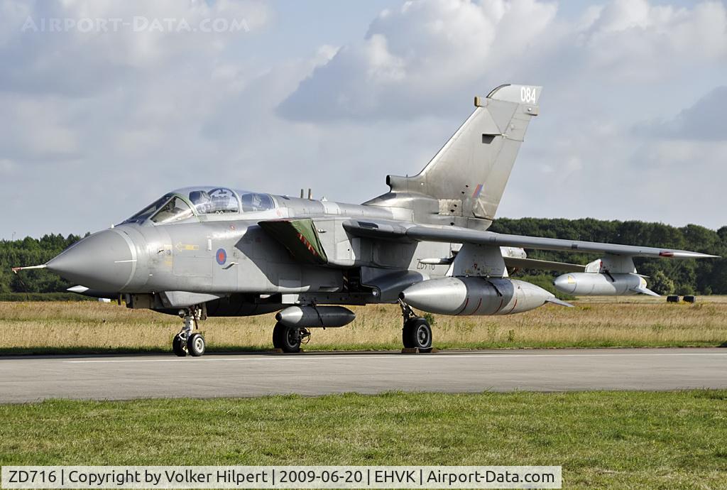 ZD716, 1984 Panavia Tornado GR.4 C/N 341/BS117/3157, at Volkel