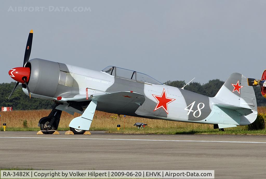 RA-3482K, Yakovlev Yak-3UA C/N 003, at Volkel