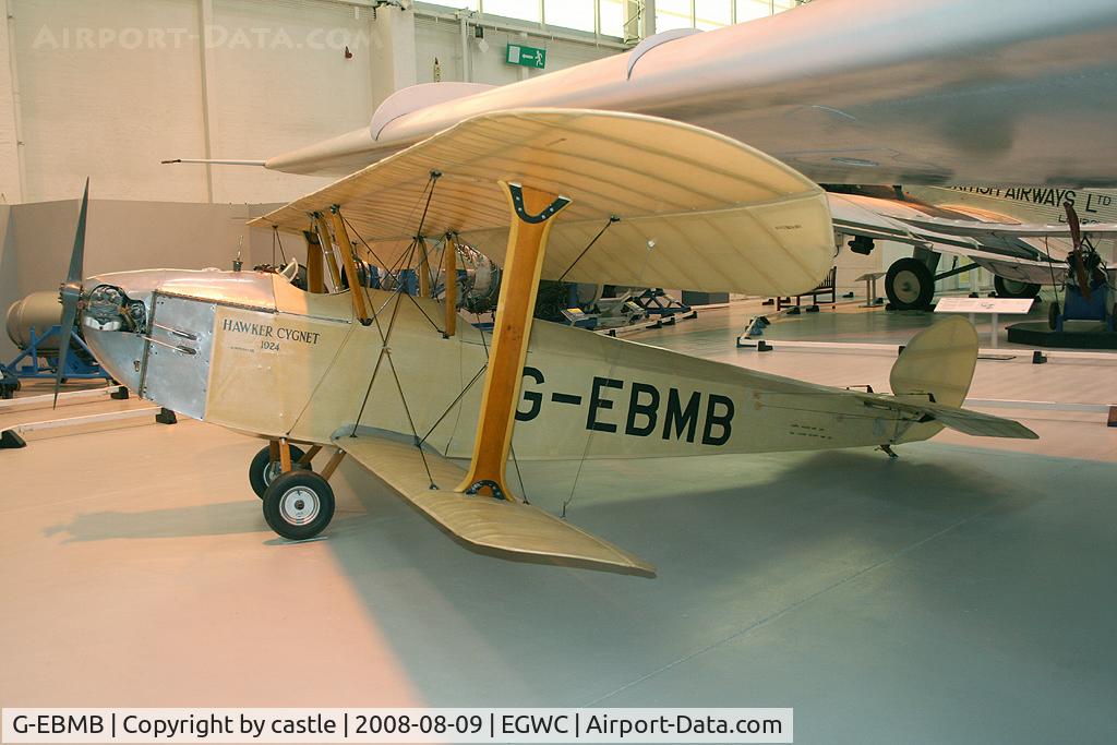 G-EBMB, 1924 Hawker Cygnet 1 C/N 1, seen @ Cosford