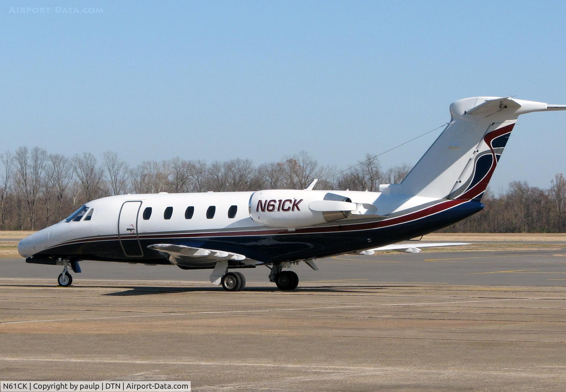 N61CK, 1988 Cessna 650 C/N 650-0150, At Downtown Shreveport.
