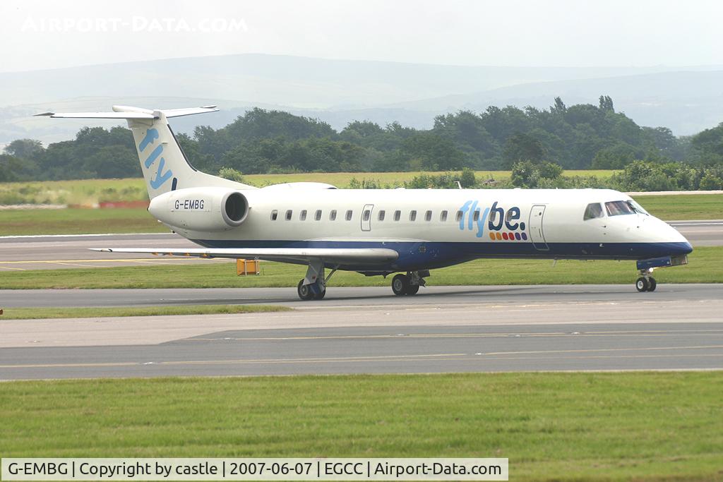 G-EMBG, 1998 Embraer EMB-145EU (ERJ-145EU) C/N 145094, seen @ Manchester