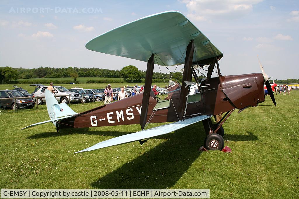 G-EMSY, 1940 De Havilland DH-82A Tiger Moth II C/N 83666, seen @ Popham