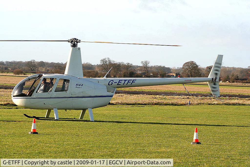 G-ETFF, 2007 Robinson R44 Raven C/N 1747, seen @ Sleap