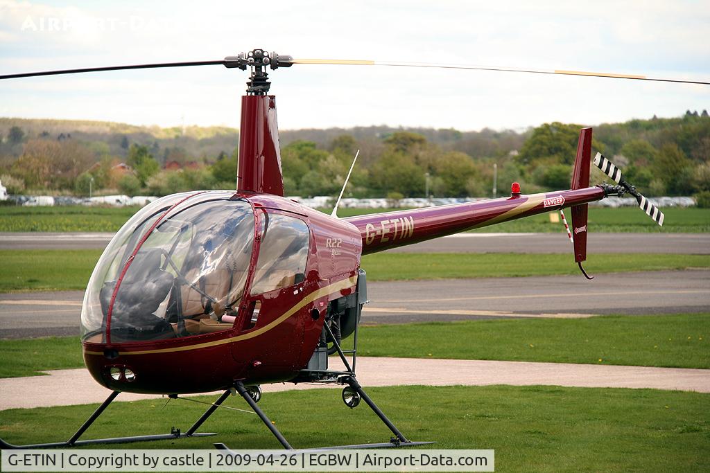 G-ETIN, 1988 Robinson R22 Beta C/N 0853, seen @ Wellesbourne Mountford