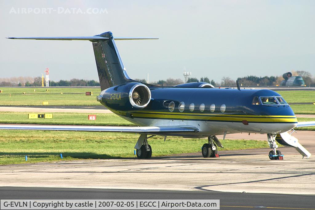 G-EVLN, 1991 Gulfstream Aerospace Gulfstream IV C/N 1175, seen @ Manchester