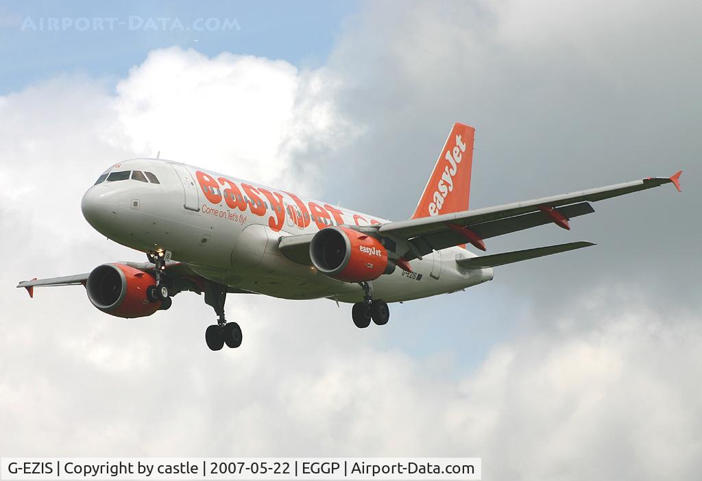 G-EZIS, 2005 Airbus A319-111 C/N 2528, seen @ Liverpool