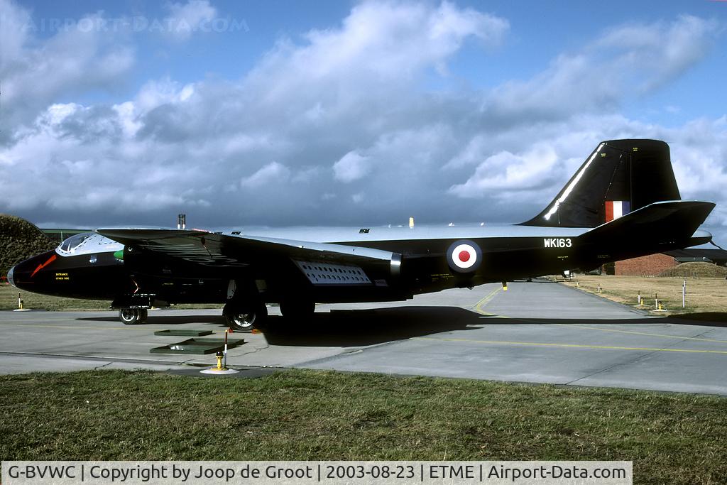 G-BVWC, 1955 English Electric Canberra B.2 C/N EEP71399, On the flightline of the Eggebek open house. I do love these late afternoon colours!